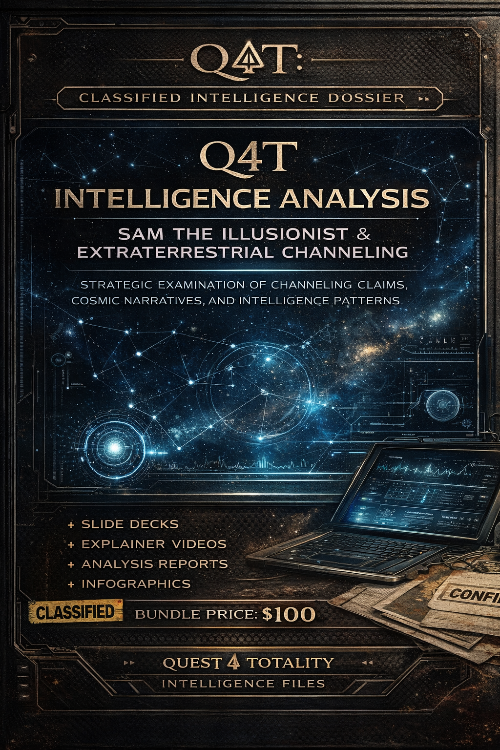 Q4T Intelligence Analysis Bundle - Sam The Illusionist & Extraterrestrial Channeling