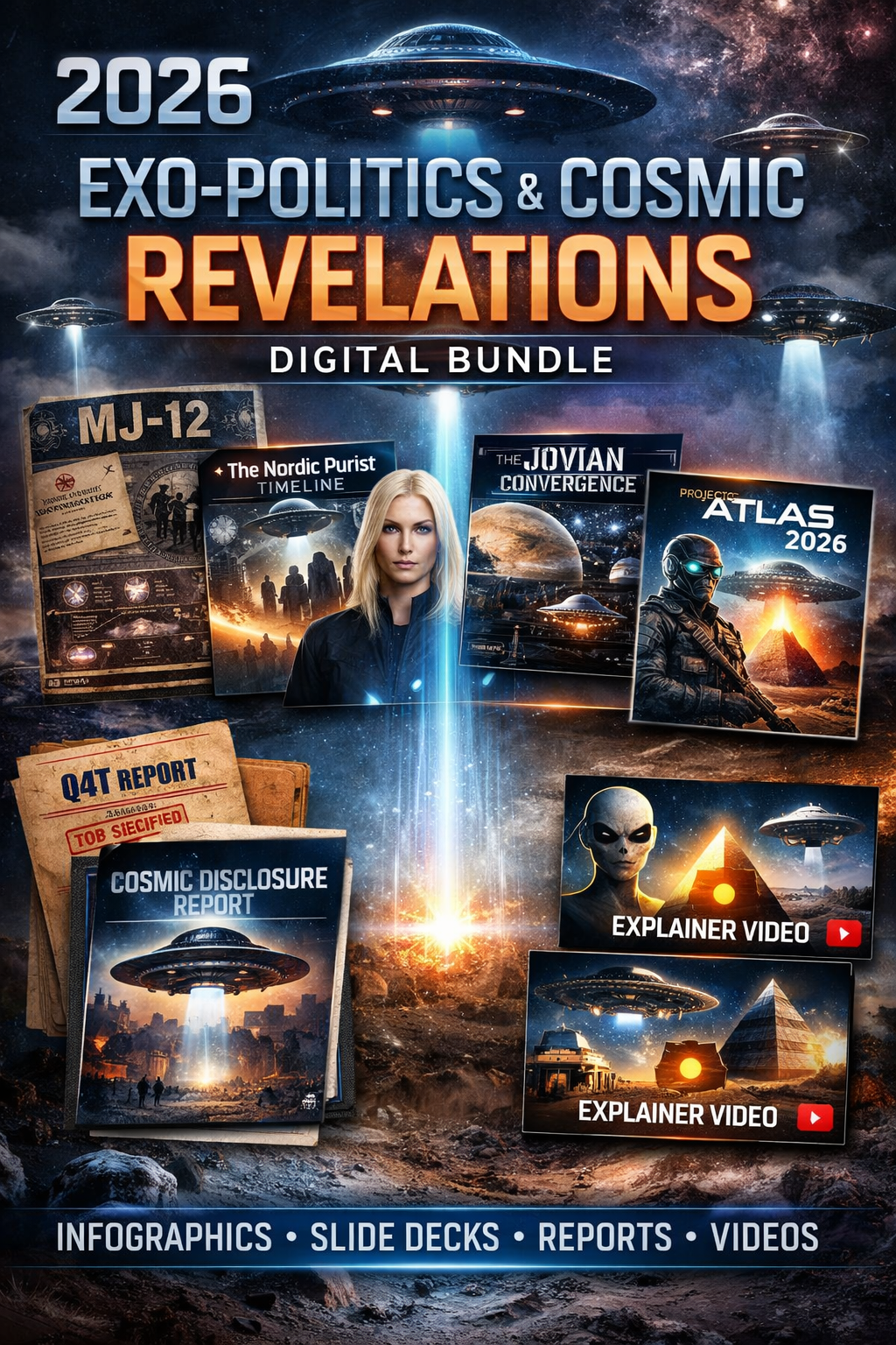 2026 Exo-Politics and Cosmic Revelations Digital Download Bundle